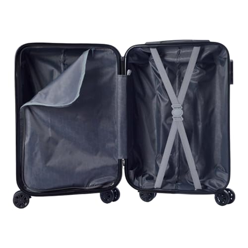 Image of SANTINO Rose Gold 3-Piece Travel Kit, purple., Small, Maple Suitcase
