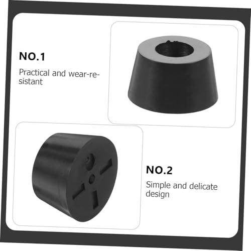 Lurrose 60 pcs Anti-Skid Table and Chair Leg Pads with Screws Furniture Feet Covers for Hardwood Floor Protection Wear-Resistant Furniture Foot Pads for Tables Cabinets and Stools