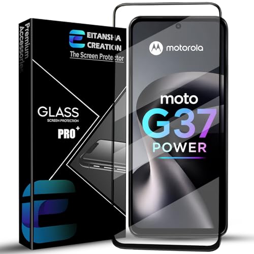 Image of Tempered Glass Screen Protector Compatible for Moto G37 Power /Motorola G37 Power /Moto G37 Power 5G with Edge-to-Edge Coverage and Easy Installation Kit