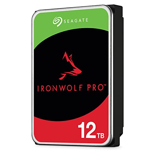 Image of Seagate IronWolf Pro,12 TB,Enterprise NAS Internal HDD -CMR 3.5 Inch,SATA 6 Gb /s,7,200 RPM,256 MB Cache for RAID Network Attached Storage (ST12000NT001),(Pack of 10)