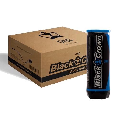 Black Crown - Cajón de 24 Botes de 3 Pelotas de Pádel - 72 Pelotas...