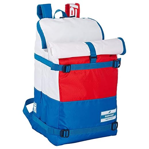 Mochila Babolat Evo 3 + 3 - Azul/Branco/Vermelho