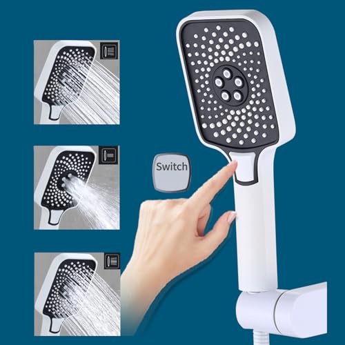Mitigeur de douche blanc à bec pivotant 180° pour eau chaude - 2