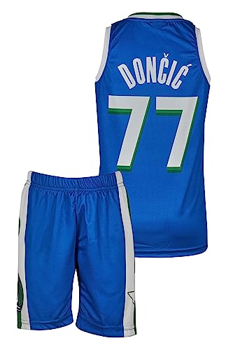 Amdrabola Dallas Luka Doncic - Camiseta infantil de baloncesto, color azul