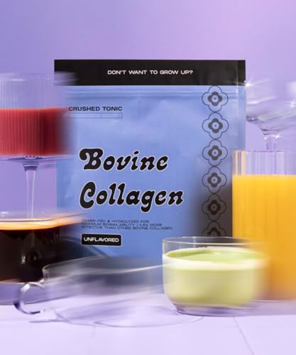 Crushed Tonic | Unflavored Collagen (Korean Collagen) (Grass-Fed, 85g, 5 Serving)