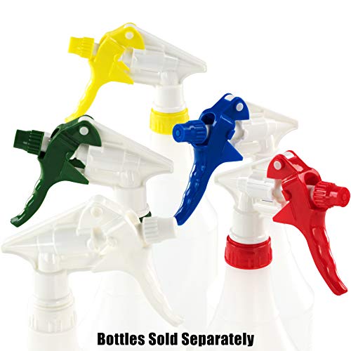 Leak-Free Chemical Resistant Spray Head 5 Pack. Bottles NOT Included. Industrial Sprayer