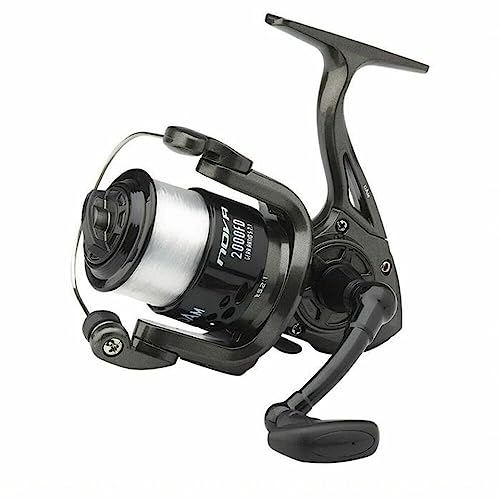 Moulinet de Pêche DAM Quick 4 SLS, Moulinet à Tambour, Tous Types de Pêche, Unisexe, Noir, 8000, FS