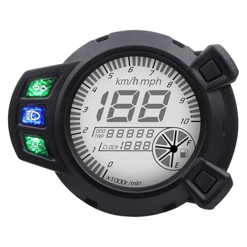 �o�C�N �X�s�[�h���[�^�[ �����\�ȃo�b�N���C�g�t���f�B�X�v���C�t���I�[�g�o�C�X�s�[�h���[�^�[�BYAMAHA BWS100 BWS125 2009-2015 ZUMA YW125�ɓK���B