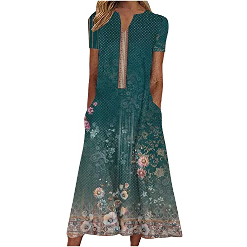 HINTSAN Prinzessin Kleid Mädchen Kleider Teenager Mädchen Trend Maxikleid...