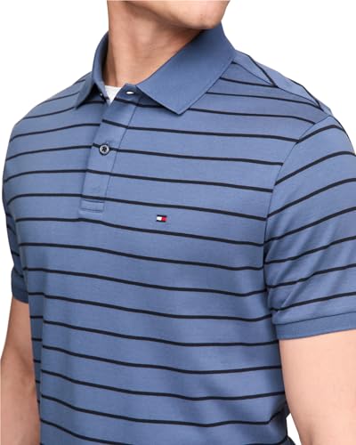 Image of Tommy Hilfiger Mens Short Sleeve Casual Polo Shirts in Regular Fit with Liquid Cotton