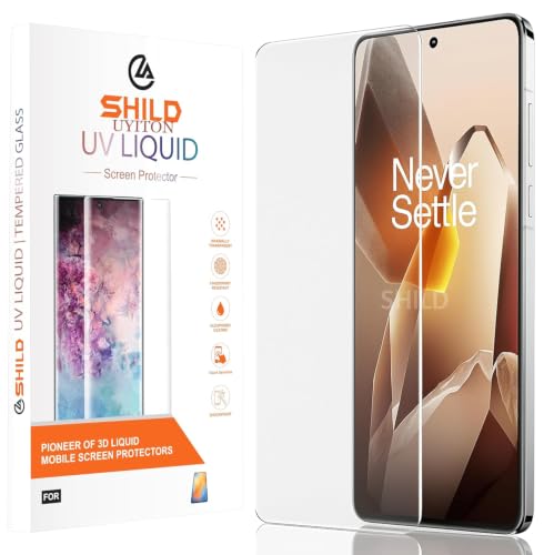 Image of Uyiton Tempered Glass Screen Protector Compatible with -------- (6.8 Inch) | 9H Hardness | Military-Grade Protection | Anti-Scratch | HD Clear | 100% Fingerprint Unlock Support | Easy Installation | Pack of 2 (ds)