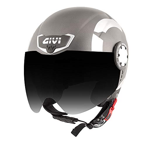 4R Quattroerre.it 1365 Sonnenblende Klebefolie für Motorräder, schwazer Farbverlauf, 20 x 40 cm