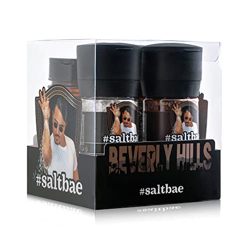 SaltBae Beverly Hills Salt & Seasonings gourmet set, 4 pcs high quality seasonings for any cook or grillmaster - Image 2
