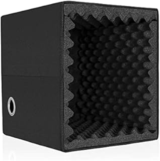 Tabletop Sound Recording Shield Microphone Vocal Booth Absorbing Foldable Soundproof Room Box Portable Studio Suitable For mic stand