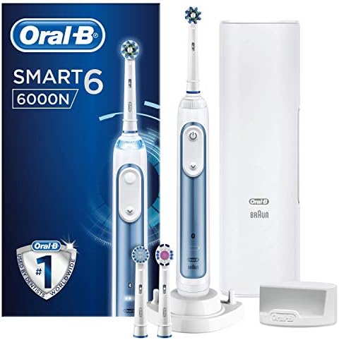oral b smart 6 6000n crossaction electric toothbrush 1 app connected handle 5 modes with sensitive and gum care pressure sensor 3 toothbrush heads premium travel case 2 pin sg plug amazon sg oral b smart 6 6000n crossaction electric toothbrush 1 app connected handle 5 modes with sensitive and gum care pressure sensor 3 toothbrush heads premium travel case 2 pin sg plug amazon sg