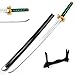 Demon Slayer Miecz Tokitou Muichirou Cosplay Anime 104cm Miecz Samuraja Zabawka Miecz Prop ABS + Bambusowy Miecz Katany Drewno Anime Wentylator Ulubiony Idealny Kolekcjonerski