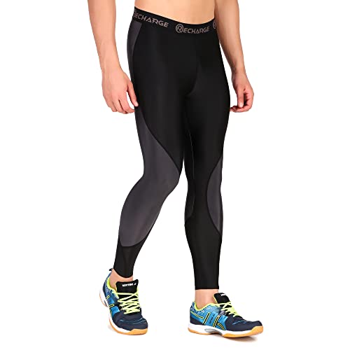 Image of ReDesign Apparels Recharge Men Polyester Sports Compression Pant /Legging /Full Tights