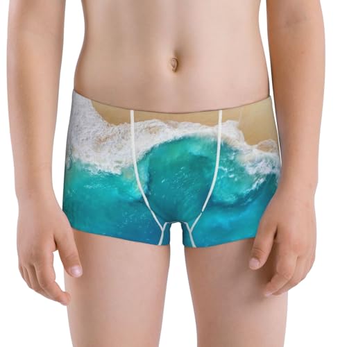 Boys' Cotton Boxer Brief Soft Underwear-Beach