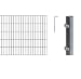 Produktbild Alberts 650681 Doppelstabmattenzaun als 32 tlg. Zaun-Komplettset | verschiedene Längen und Höhen | anthrazit | Höhe 100 cm | Länge 30 m