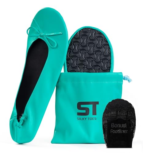 Image of Silky Toes Foldable Flat Shoes for Women | Portable Ballet Flats for Weddings, Parties, Events, Travel |Comfortable Cushioned