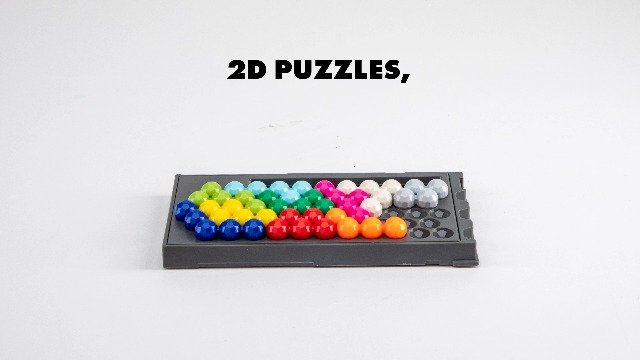 Travel Games Educational Insights Kanoodle Genius 3-D Puzzle Brain