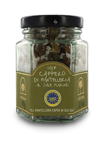 Capperi di Pantelleria IGP al sale marino, Kapern IGP in Meersal