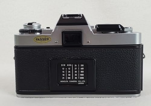 Minolta XG-M Manual Focus 35MM SLR Film Camera with Minolta MD mount Manual Focusing Zoom lens. Compatible with color and B&W film manual & auto shutter options (Renewed)