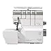 Produktbild Janome AirThread 2000D PROFESSIONAL 4 Faden Overlock mit Lufteinfädelung, großer Arbeitstisch, Lufteinfädelsystem per Knopfdruck für Ober ,- und Untergreifer
