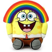 Kidrobot Spongebob Squarepants Rainbow Spongebob Phunny Plush, 8 Inches