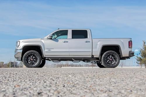 Rough Country Traction Bar Kit for 2007-2018 Chevy/GMC 1500 4WD - 1069 Black by Rough Country - Image 4