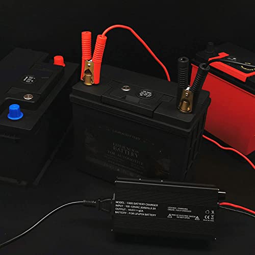 Image of 14.6V 60A, Intelligent AC-DC Battery Charger, Best Solution for 12 V Lithium Iron Phosphate, LiFePO4 Battery Recharging, Support Fast Charging,14.6V LiFePO4 Lithium Iron Rechargeable Battery