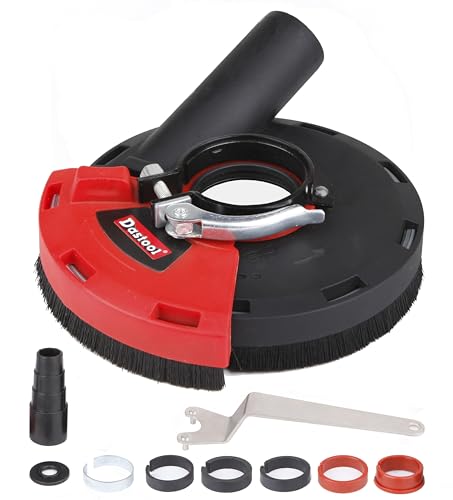 Dastool Expert Surface Grinding Dust Shroud for Angle Grinder,Universal 5-Inch Dt1701-125