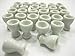 30 White Egg Cup Dollhouse Miniature Ceramic Breakfast Boiled Egg Supply 12673