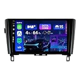 MSD Incorporato DAB+ 10.1 Pollice Autoradio Per Nissan XTrail Qashqai j11 Rouge (2014-2018) | Android 15 GPS Navi |4G+64G| Carplay Android Auto Volant WiFi DSP Bluetooth | Camera MIC | Octa-Core 2 Din