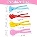 MEIDAYAI Snowball Maker, 4 Pack Snowball Mold for Kids, Snowball Mold Snow Toys, Outdoor Beach Toy Snowball Maker Toys with Handle, Birthday Xmas Gifts for Kids Ages 2-10