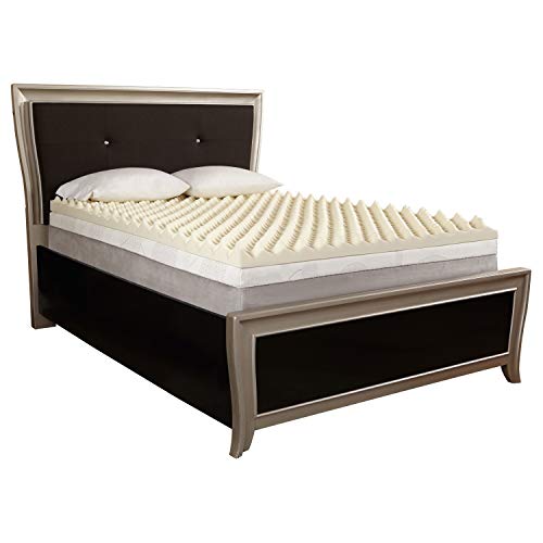 Simmons Beautyrest Simmons Curv Big Bump 3-inch Memory Foam Mattress Topper Queen