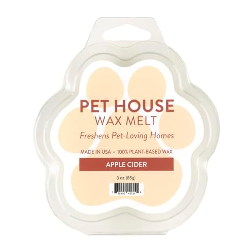 One Fur All 100% Natural Soy Wax Melts, Pack of 2 by Pet House -Apple Cider- Long Lasting Pet Odor Eliminating Wax Melts Non-Toxic, Dye-Free Unique, Made in USA