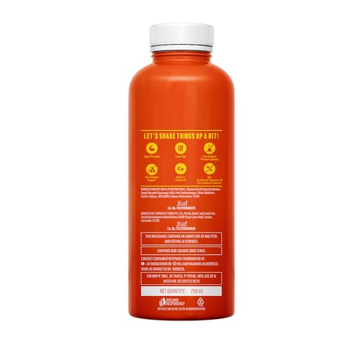 Image of Yogabar Protein Milk Shake, with 26g Protein, No Added Sugar - Ideal for Daily Consumption, Workouts, Sports & more - Pack of 6 (250ml, Cold Coffee)