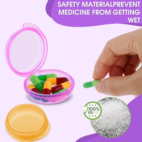 Distributeur de médicaments portable, lot de 35 mini boîtes étanches pour sac - 6