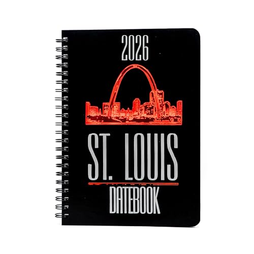 2026 St. Louis, Missouri Datebook & City Planner – Resource Guide with Daily, Weekly & Monthly Views – 3 Year Reference Calendar Multi Purpose Travel Notebook Guide & Adventure Diary