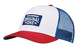 TaylorMade Golf Standard Lifestyle Trucker HAT Cap, RED/White/Blue, NS US