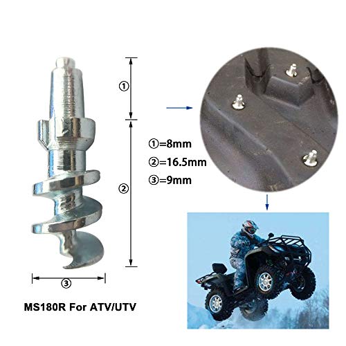 Screw In Tire Stud,Marrkey Steel Body Carbide Tips [Security Anti-Skid] Tire Spikes For Dirt Bike Motorcycle Atv Utv Adv/Dual Sport,And Sport Bike 24.5Mm - Pack Of 100 #TOP5