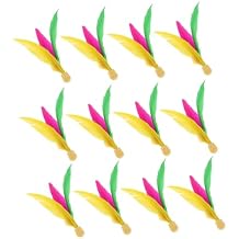 Toddmomy 12pcs Badminton Sport Shuttlecock Paddle Game Replacement Birdies Paddle Balls Paddle Game Birdies Shuttlecocks Kick Shuttlecock Chinese Jianzi Shuttlecock Shuttle Rubber