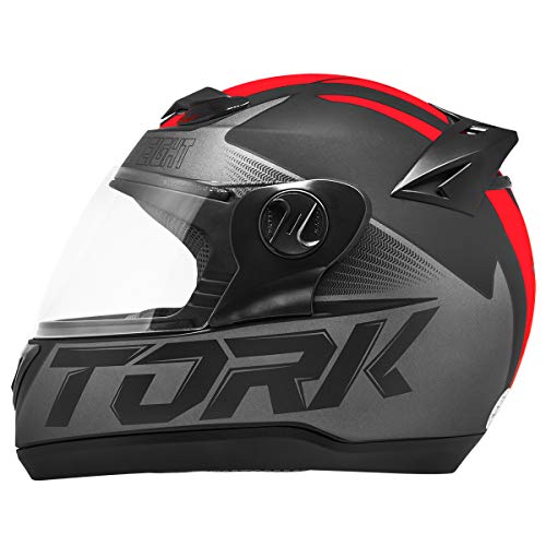 Pro Tork Capacete Evolution G7 Fosco 58 Preto/Vermelho