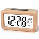 Digitaler Wecker DTKID aus Holz mit LCD-Display und Snooze-Funktion