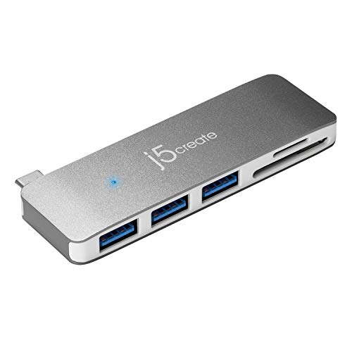 Amazon.co.jp: j5create USB-C ハブ 5in1 USB-A3.0 x 3 高速データ転送