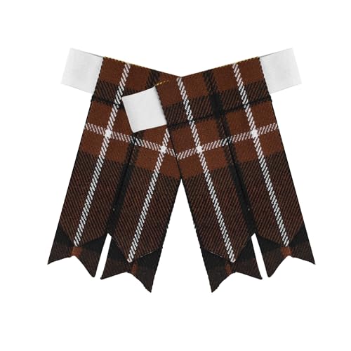 Image of Scottish Tartan Kilt Flashes with Elastic Adjusters