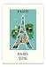 Cavallini Papers Paris 2018 Wall Calendar