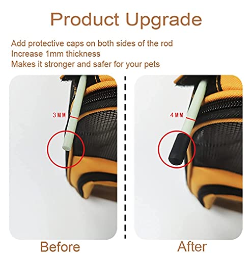 Lekesky Cat Carrier Bag for Large Cats and Small Dogs Pet Carrier TSA Airline Approved, Cute Bus Dog Carrier for Puppy… - Image 3