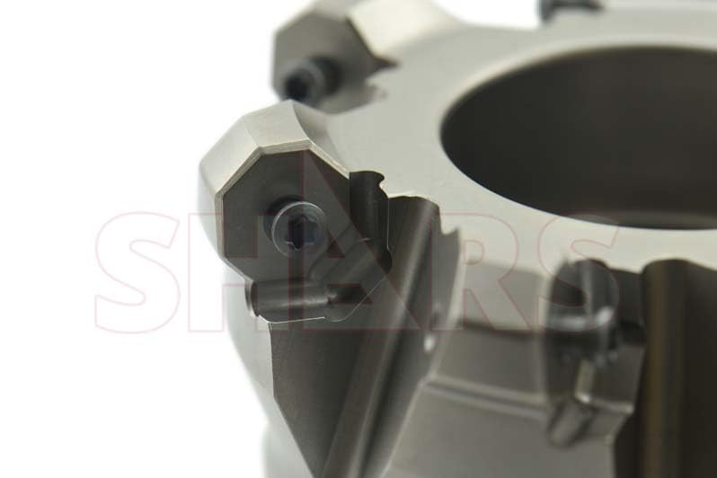 Shars 4" 45° Indexable Face Mill ONHU 16 Cutting Edge Insert + Certificate 404-2630W R[